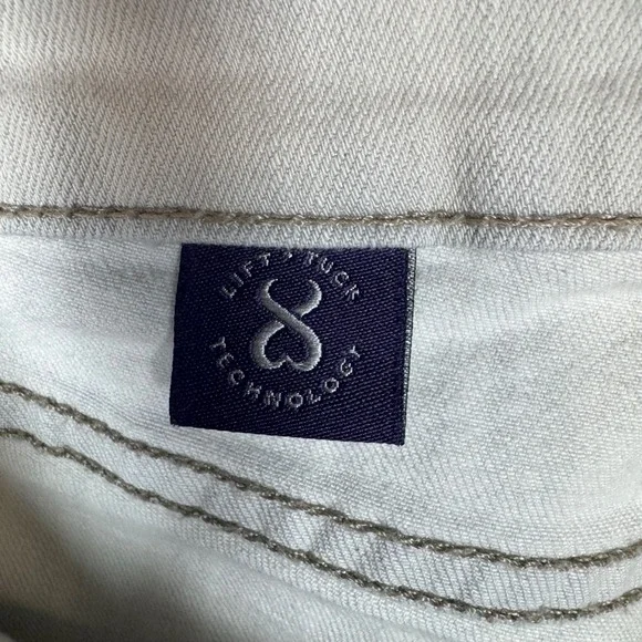 NYDJ Ankle Legging Jeans Womens Petite Color Block‎ Stretch Denim Sz 8P - Picture 5 of 11